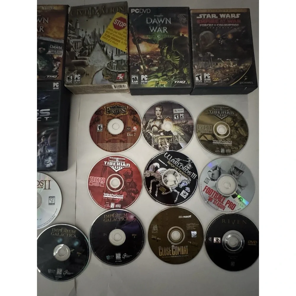 29 PC Games Lot 2000s Boxed & Loose Discs